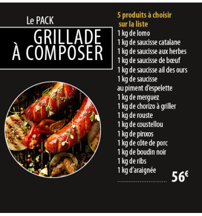 PACK GRILLADE A COMPOSER