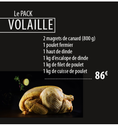 Pack Volaille 7 kg